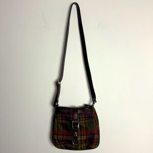 CHAPS Plaid Crossbody/Shoulder Bag